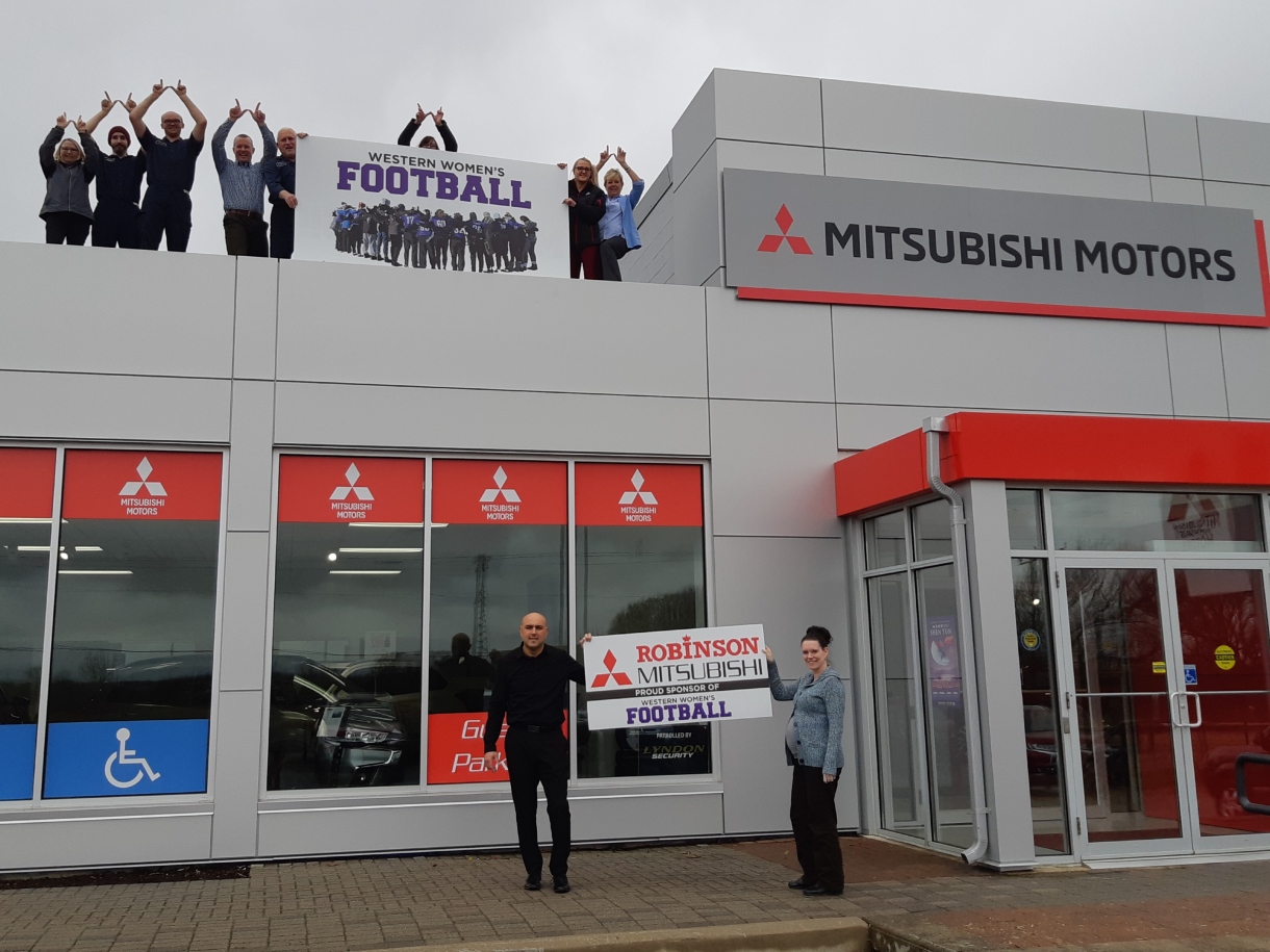 Robinson Mitsubishi is a partner of Western Women's Football Team